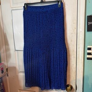 Skies Are Blue Textured Pencil Skirt Size Large